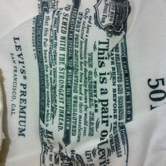 Levi’s Premium 501 Jeans — Size 27x26, Raw Hem, 100% Cotton - Picture 8 of 8